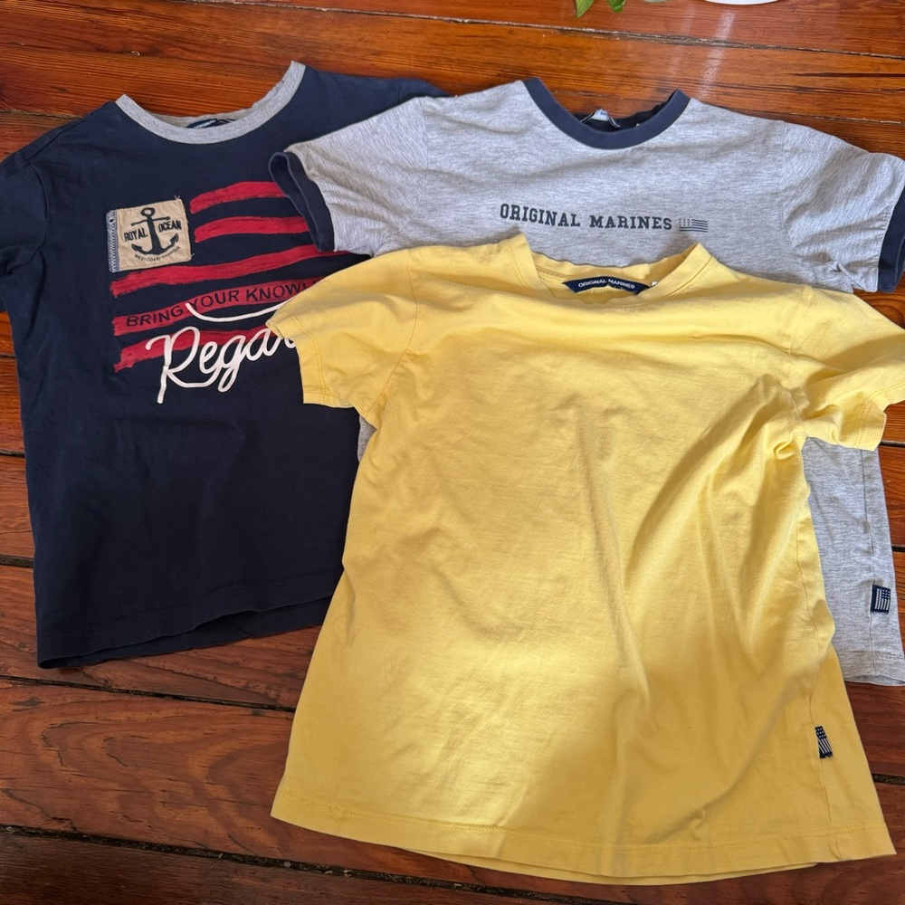 Lot of 3 Original Marines T-Shirts Size 10